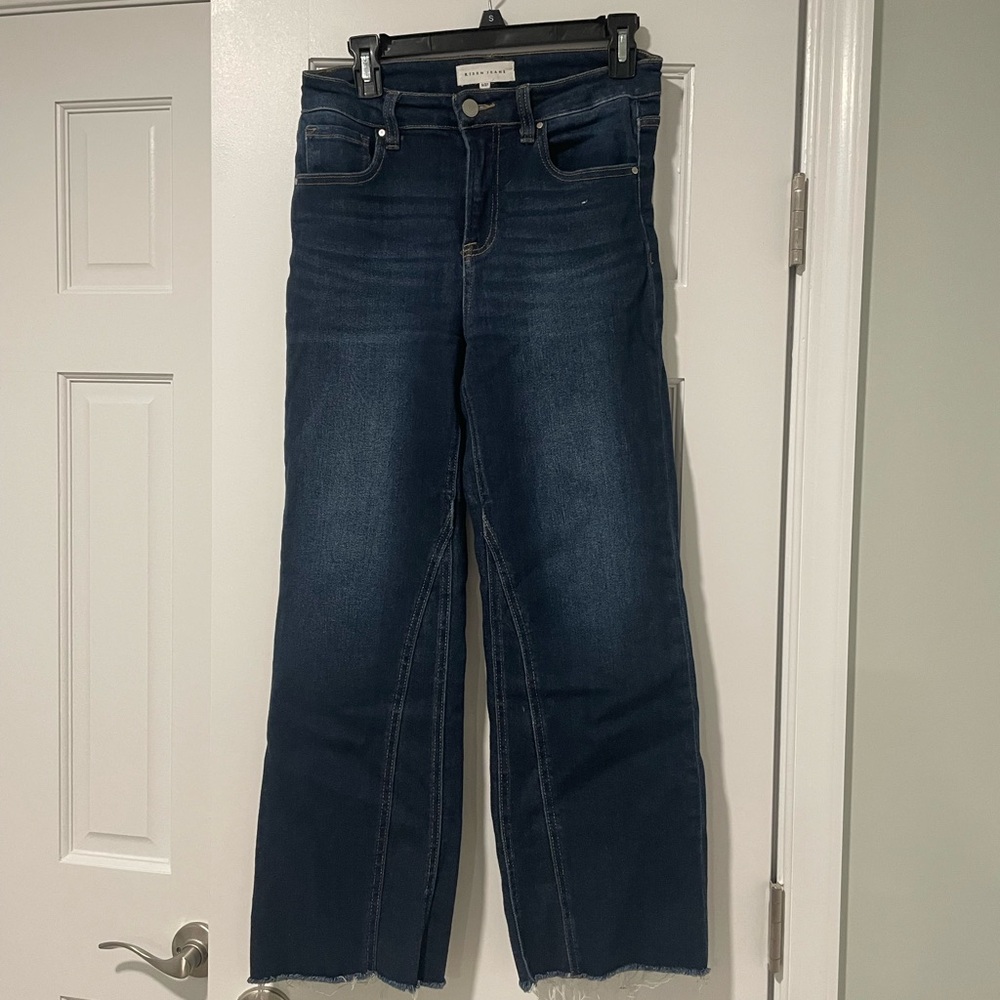 Risen Aspen twisted seam ankle Flare Jeans